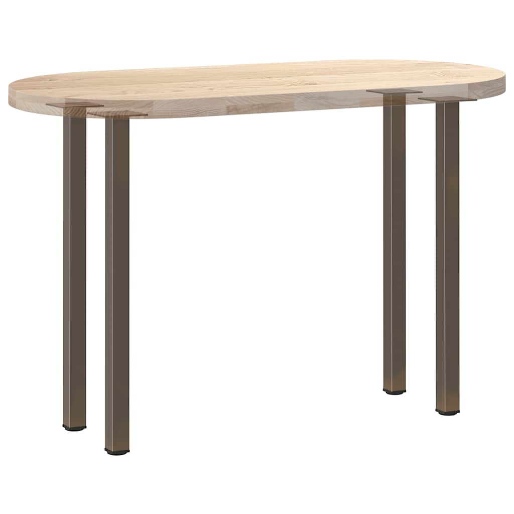 Natural Steel Console Table Legs 4pcs, 72-74cm Durable Support