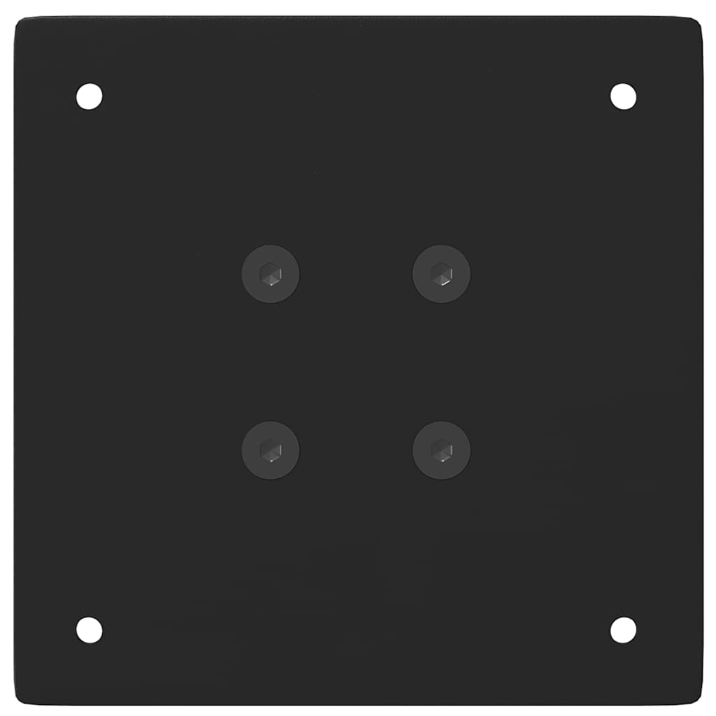 Black Steel Coffee Table Legs - Set of 4, Adjustable 30-32 cm