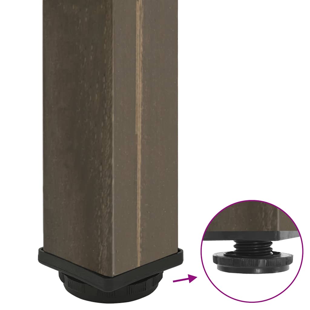 Natural Steel Coffee Table Legs, 4 Pcs, 30-32 cm Durable Design