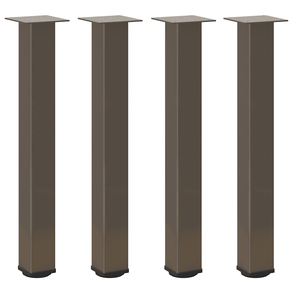 Natural Steel Console Table Legs Set, 4 pcs, 72-74 cm