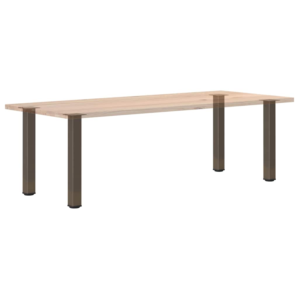 Natural Steel Console Table Legs Set, 4 pcs, 72-74 cm