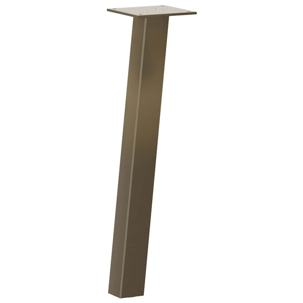 Natural Steel Coffee Table Legs, Set of 4, 30 cm