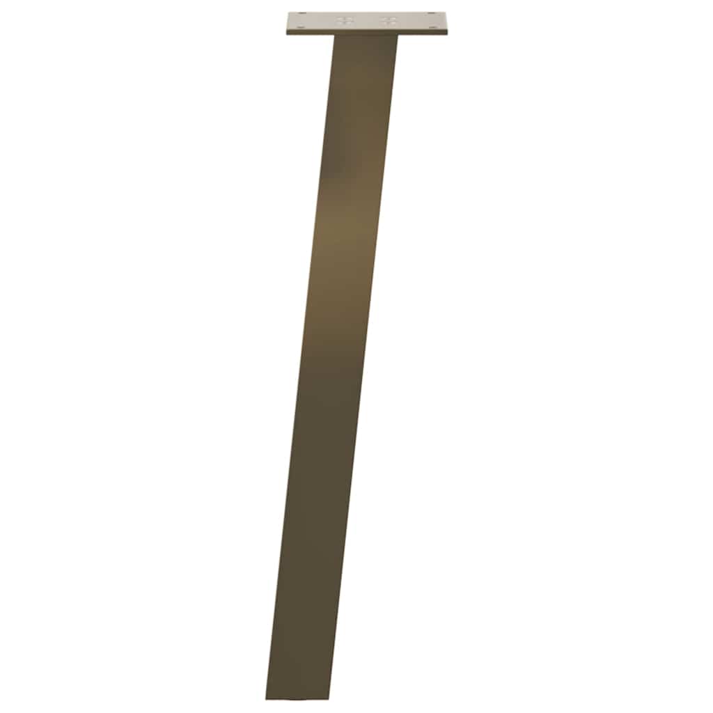 Natural Steel Coffee Table Legs, Set of 4, 30 cm