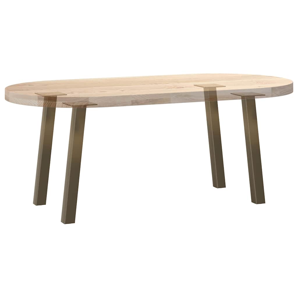 Natural Steel Coffee Table Legs, Set of 4, 30 cm