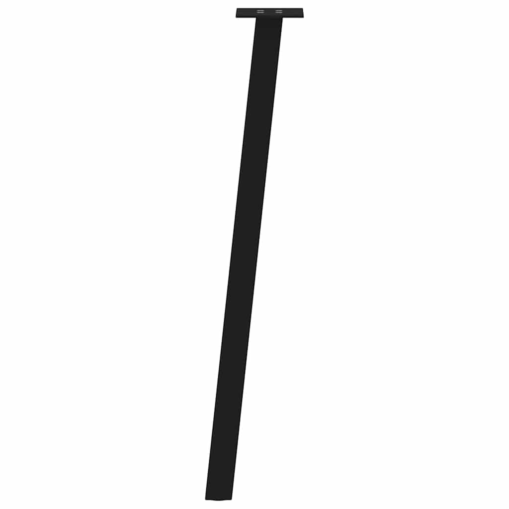Black Steel Console Table Legs 4 Pcs, 72 cm