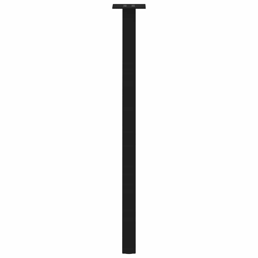 Black Steel Console Table Legs 4 Pcs, 72 cm