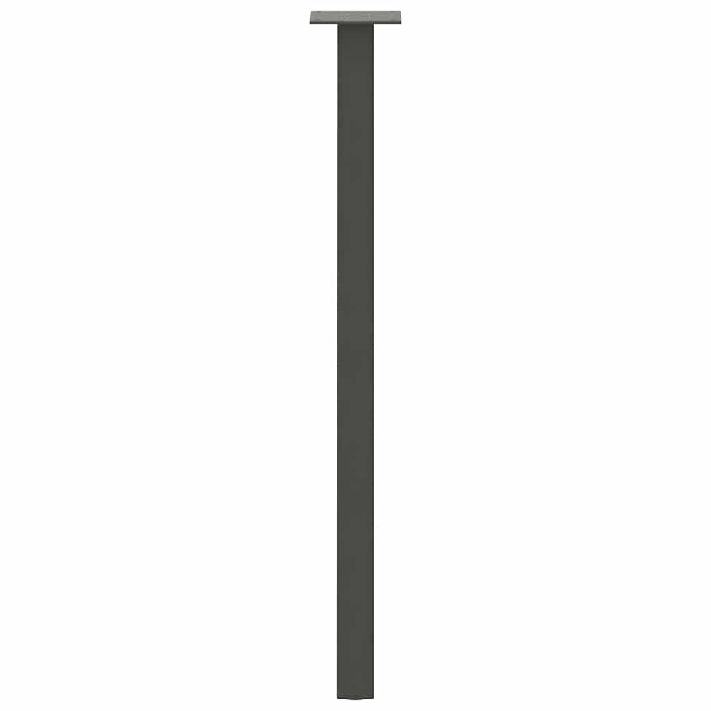 Anthracite Steel Console Table Legs 4 pcs - 72 cm Durable Design