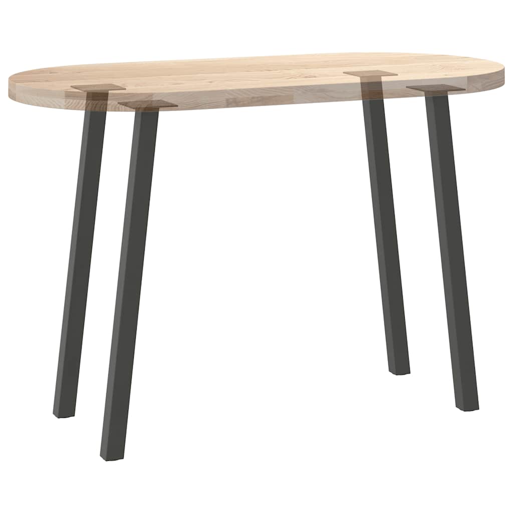 Anthracite Steel Console Table Legs 4 pcs - 72 cm Durable Design
