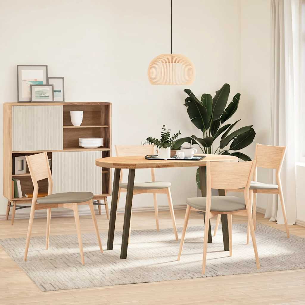 Natural Steel Console Table Legs 4 pcs, 72 cm, Durable Steel