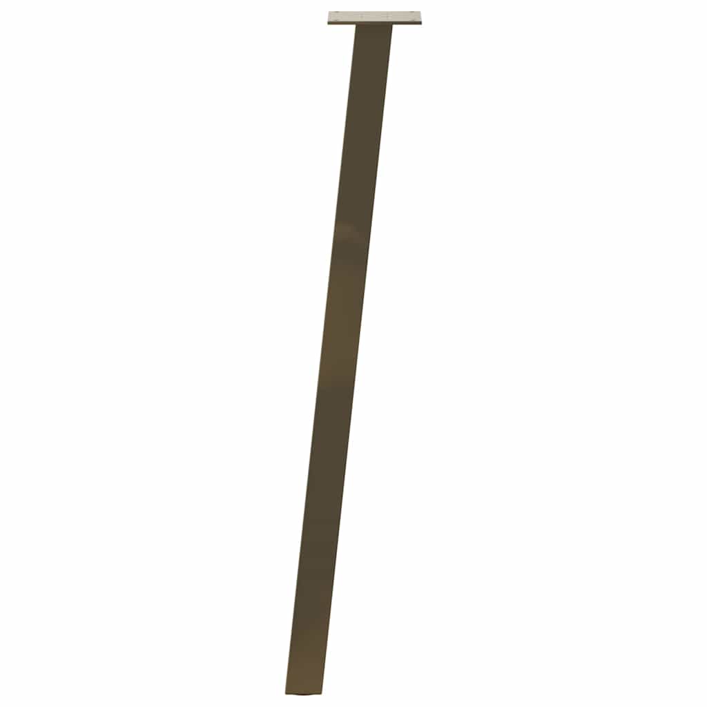 Natural Steel Console Table Legs 4 pcs, 72 cm, Durable Steel