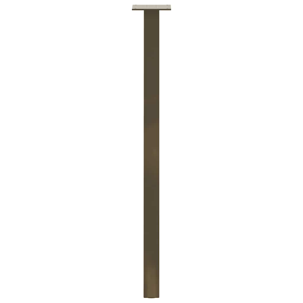 Natural Steel Console Table Legs 4 pcs, 72 cm, Durable Steel