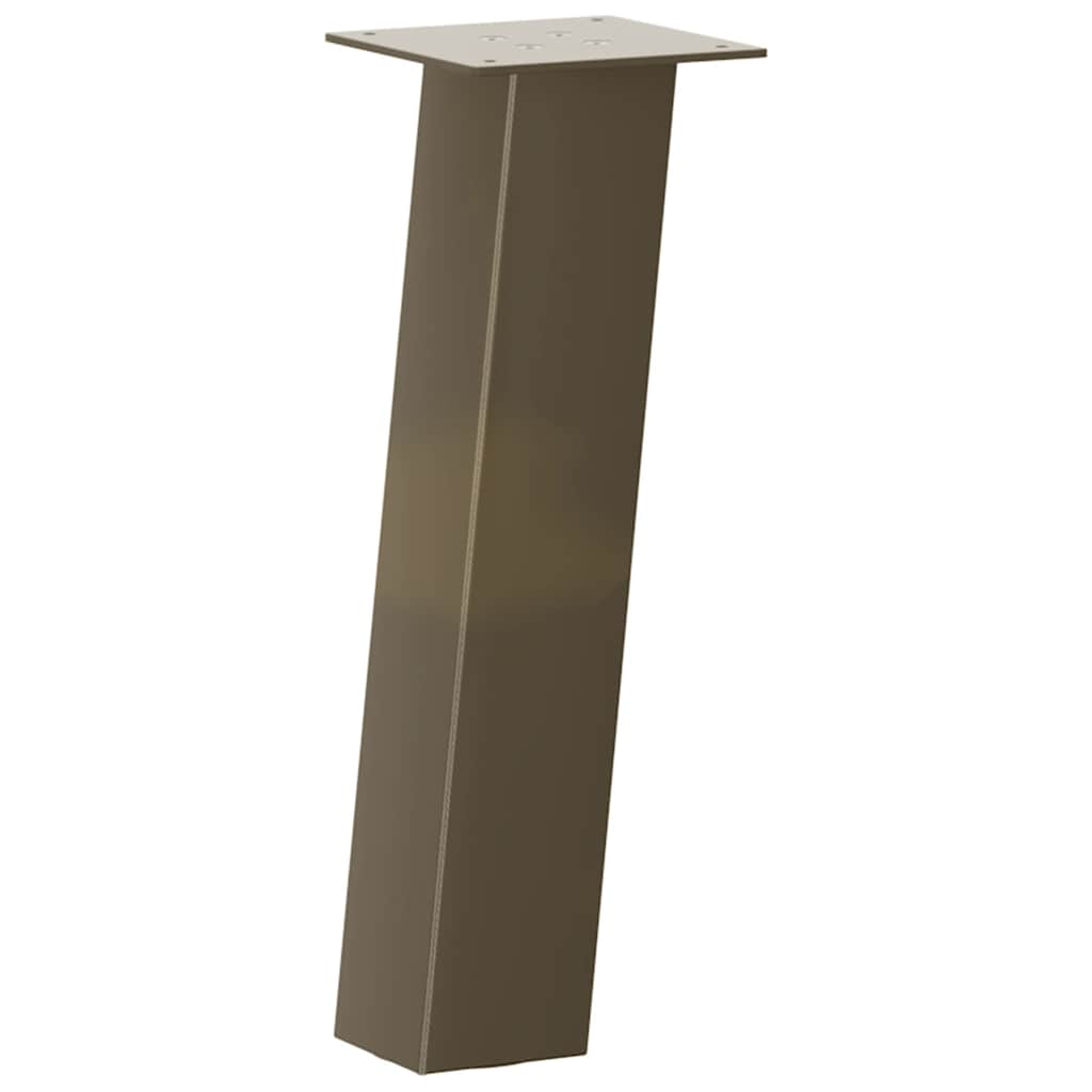 Natural Steel Coffee Table Legs, 4 Pcs, 30 cm | Durable Metal Design