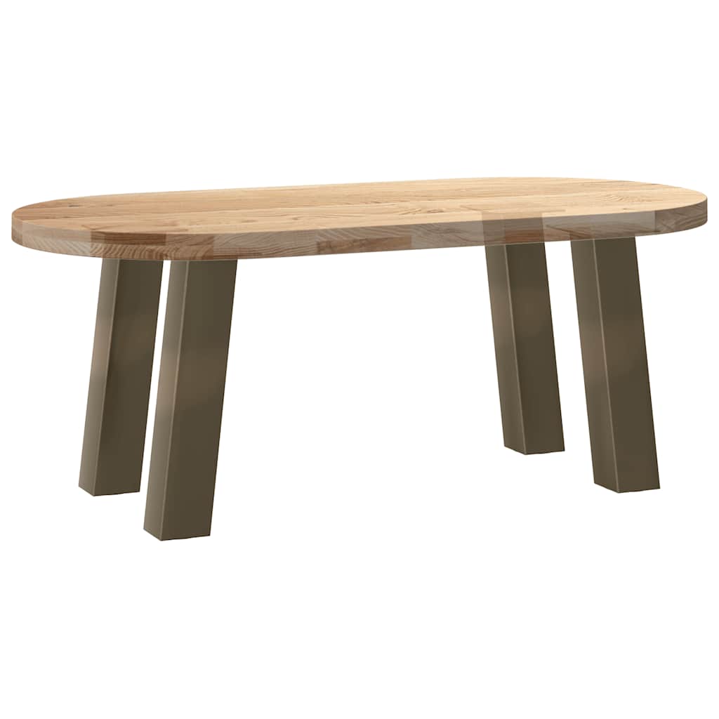 Natural Steel Coffee Table Legs, Set of 4, 42 cm