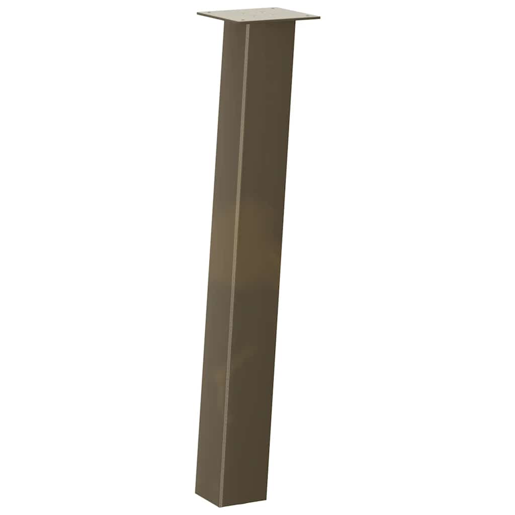 Natural Steel Console Table Legs 72 cm - Set of 4