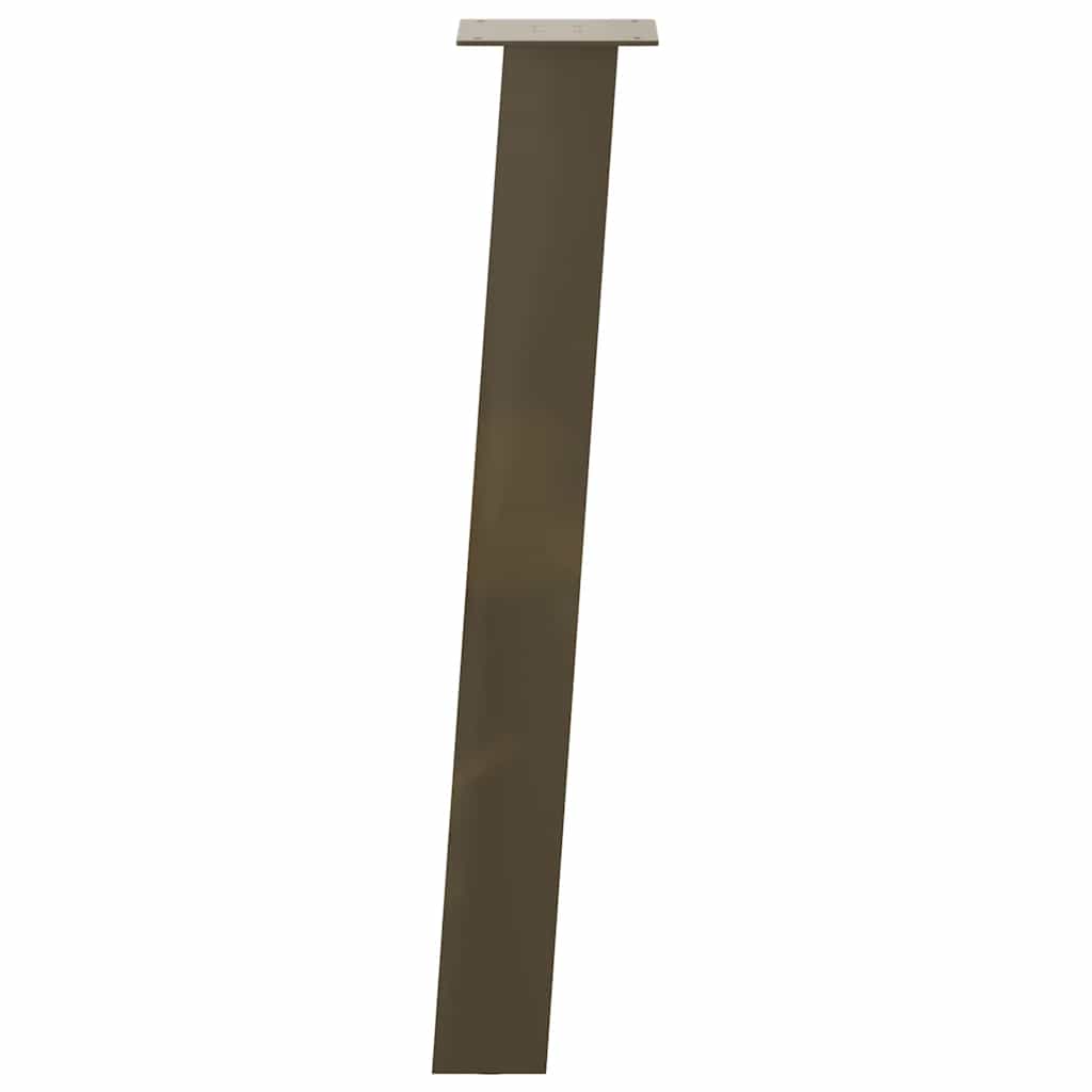 Natural Steel Console Table Legs 72 cm - Set of 4