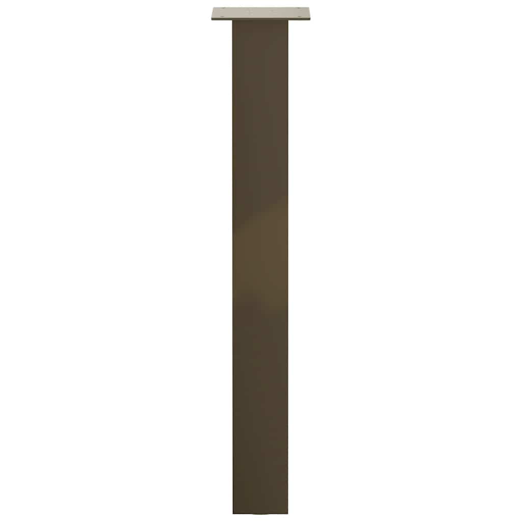 Natural Steel Console Table Legs 72 cm - Set of 4