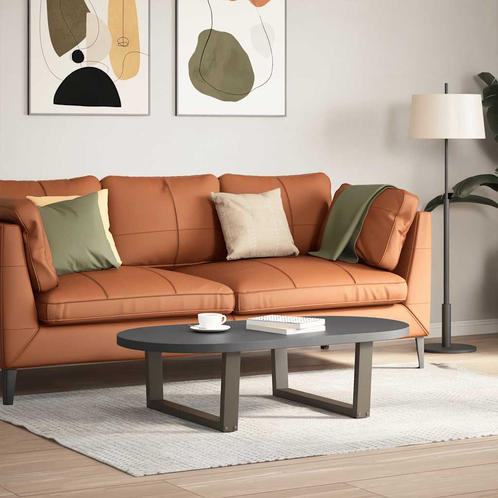Natural Steel V-Shape Coffee Table Legs, 2 Pcs, 70x30-31.3 cm