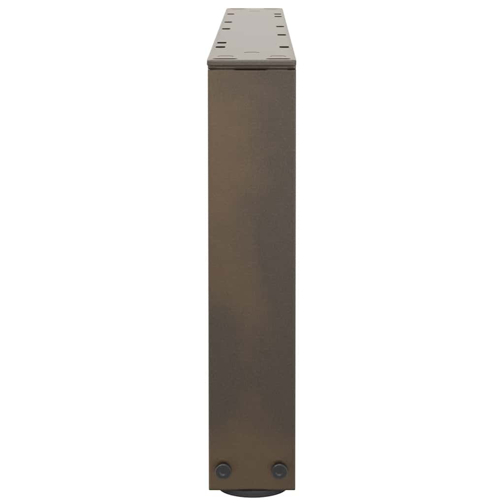 Natural Steel V-Shape Coffee Table Legs, 2 Pcs, 70x30-31.3 cm