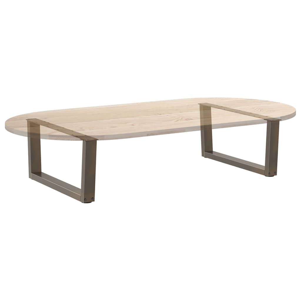 Natural Steel V-Shape Coffee Table Legs, 2 Pcs, 70x30-31.3 cm