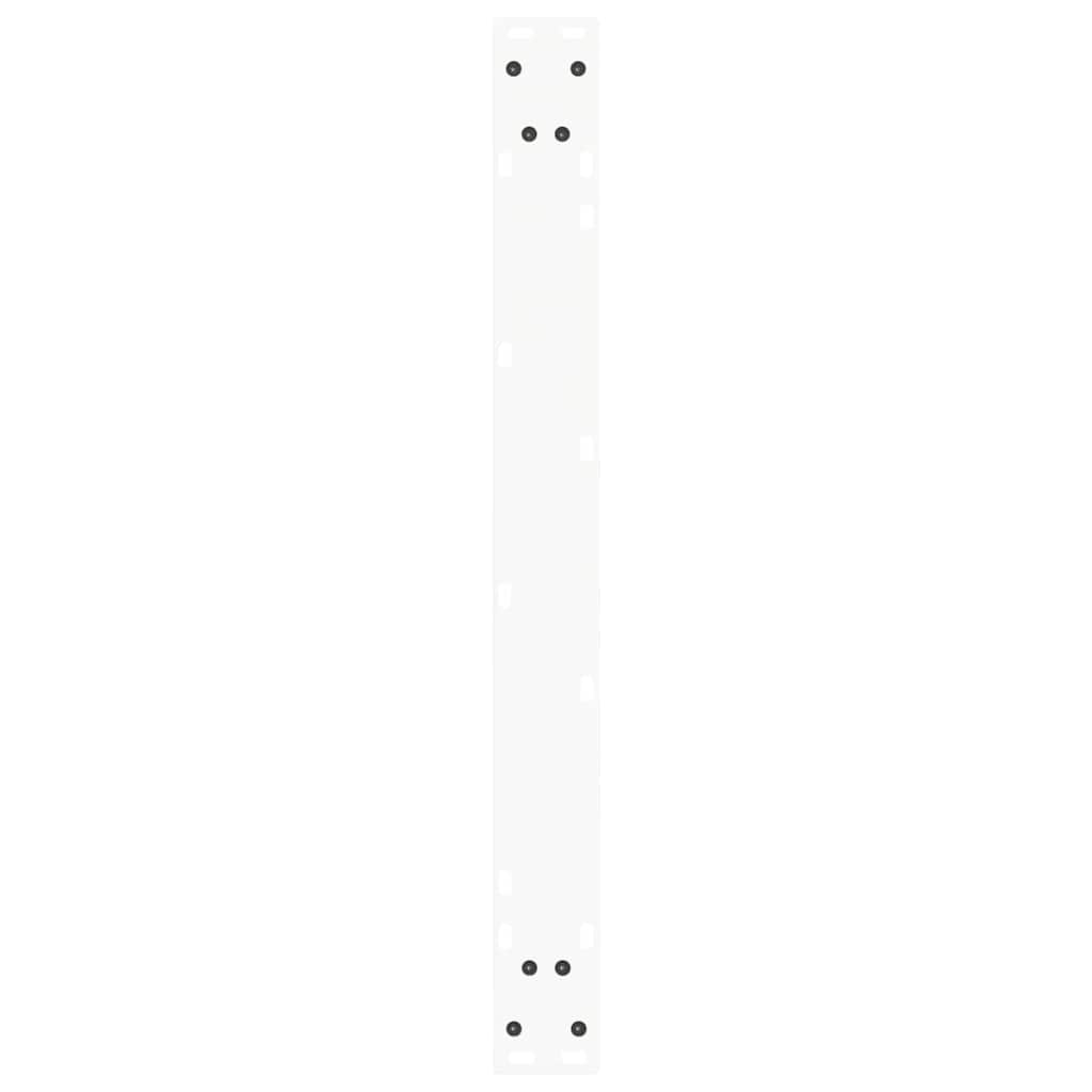 White V-Shape Steel Dining Table Legs, Adjustable 80 x (72-73.3) cm