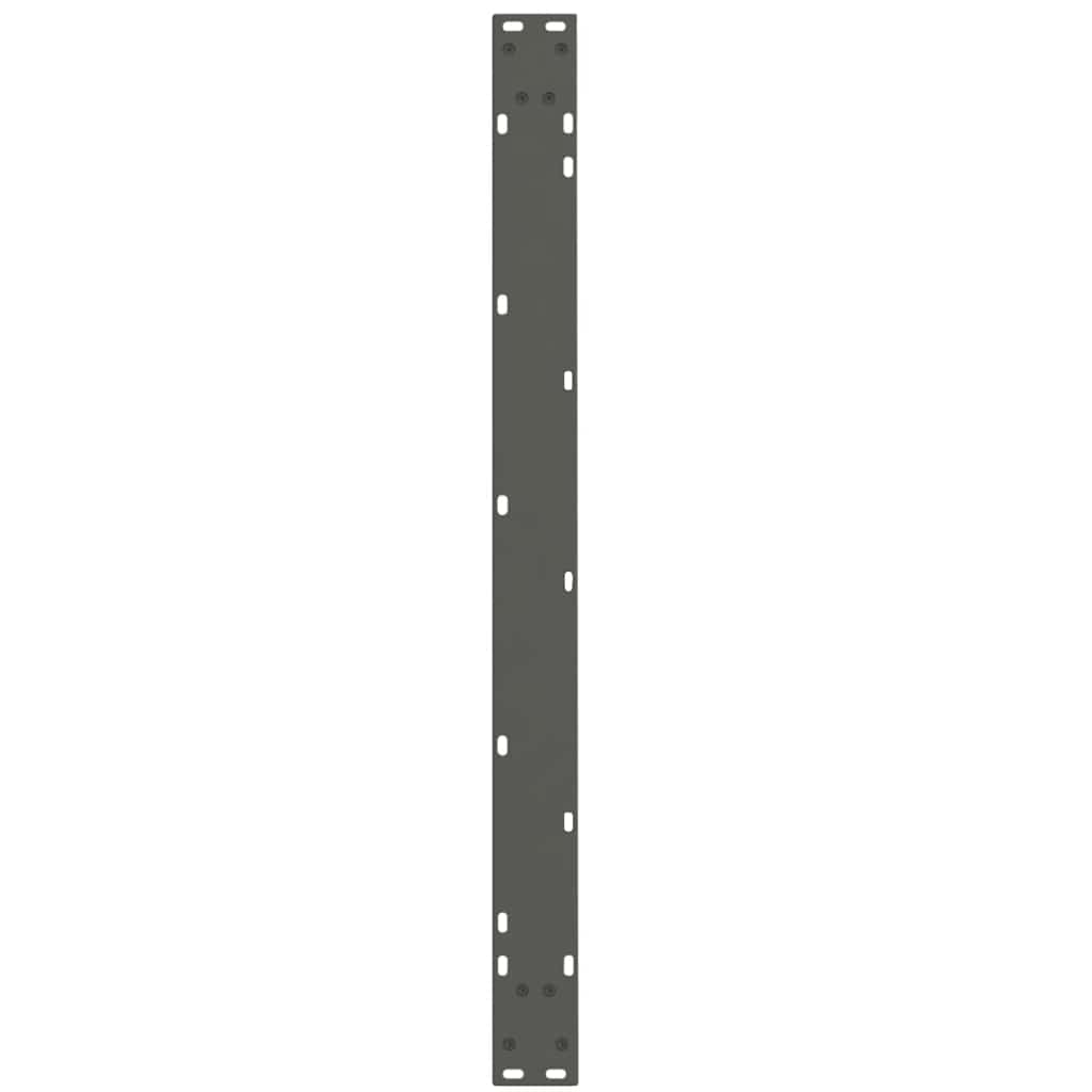 Anthracite Steel V-Shape Dining Table Legs, 100x(72-73.3) cm, 2 Pcs