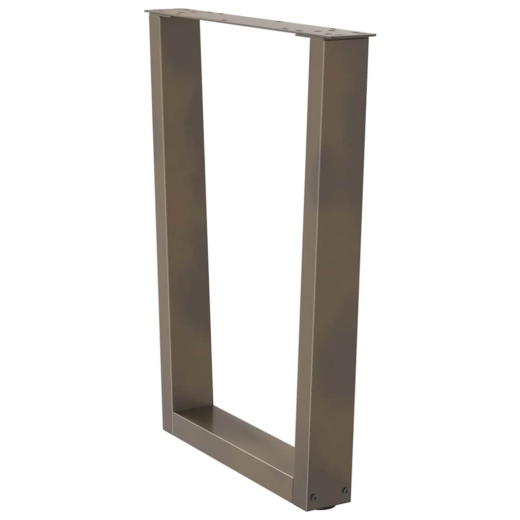 Durable V-Shaped Steel Dining Table Legs, Natural, 70x72-73.3cm, 3pcs