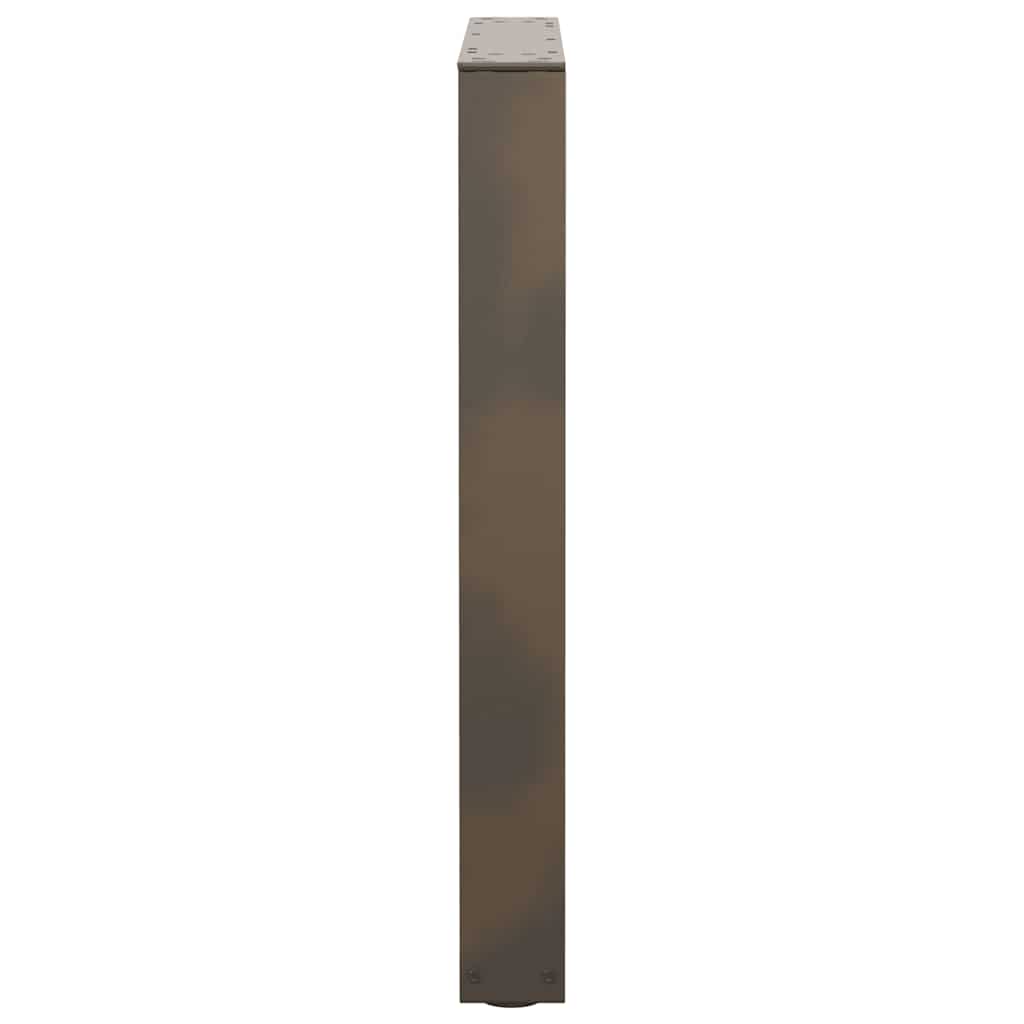 Durable V-Shaped Steel Dining Table Legs, Natural, 70x72-73.3cm, 3pcs