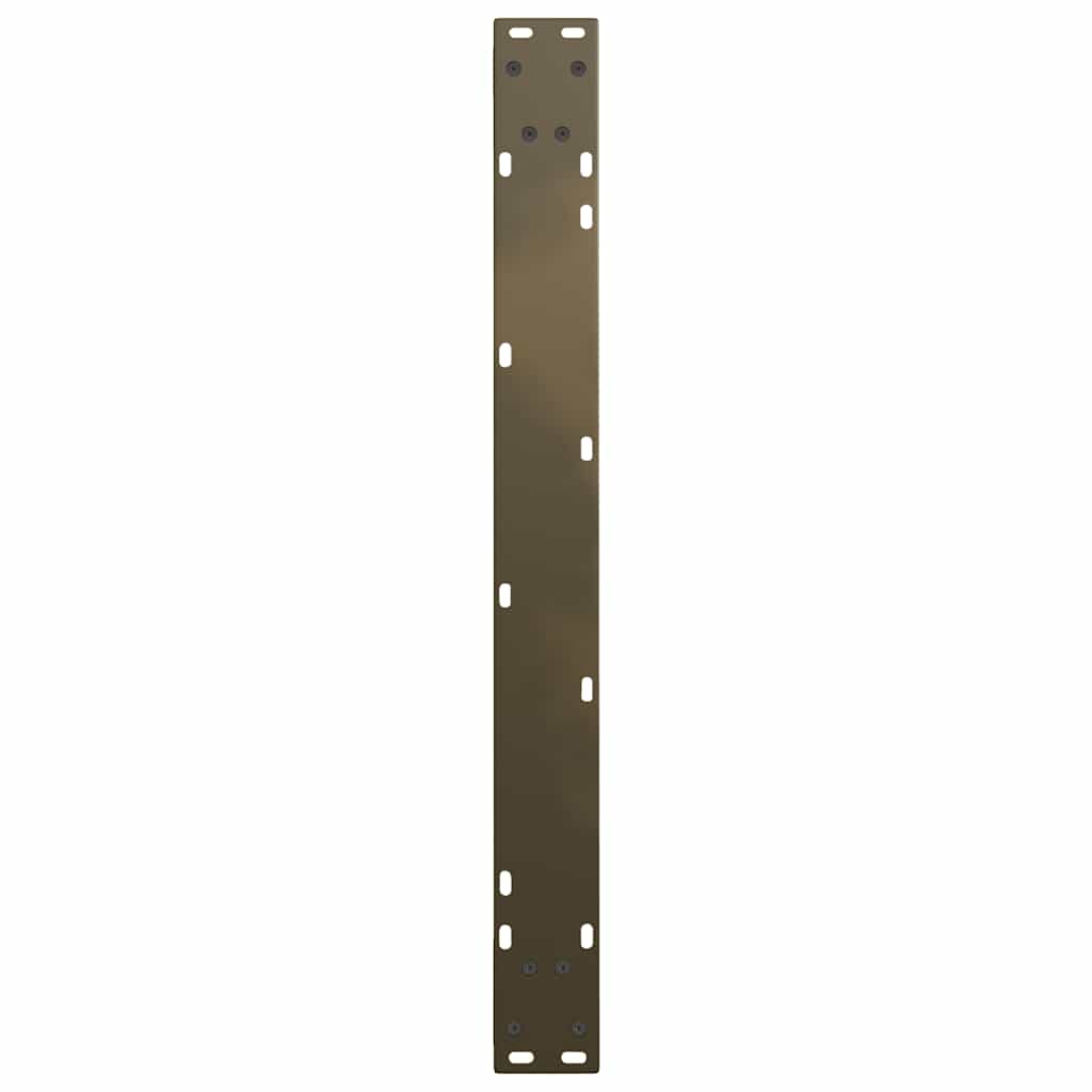 V-Shape Dining Table Legs, Natural Steel, 3 Pcs, Adjustable 80x72-73.3 cm