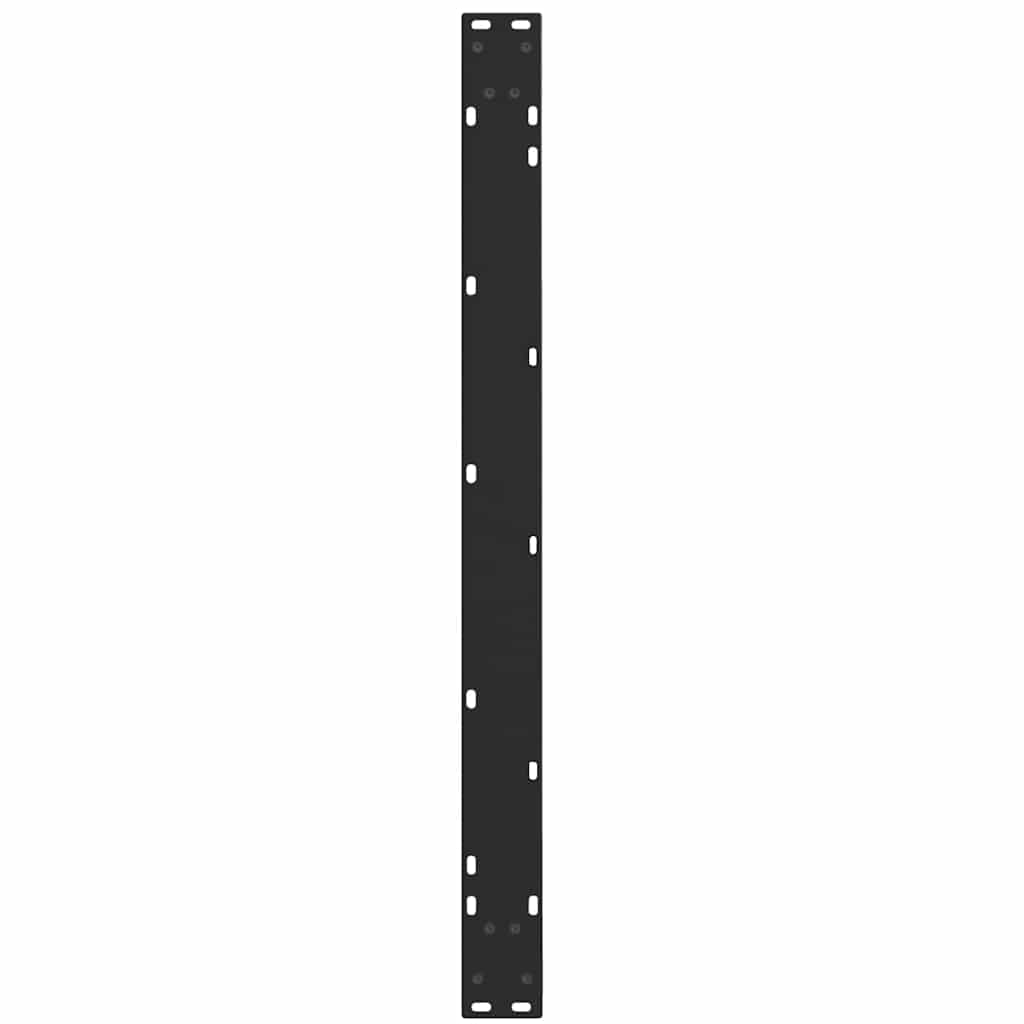 Black V-Shape Steel Dining Table Legs - 3 Pcs, Adjustable Height