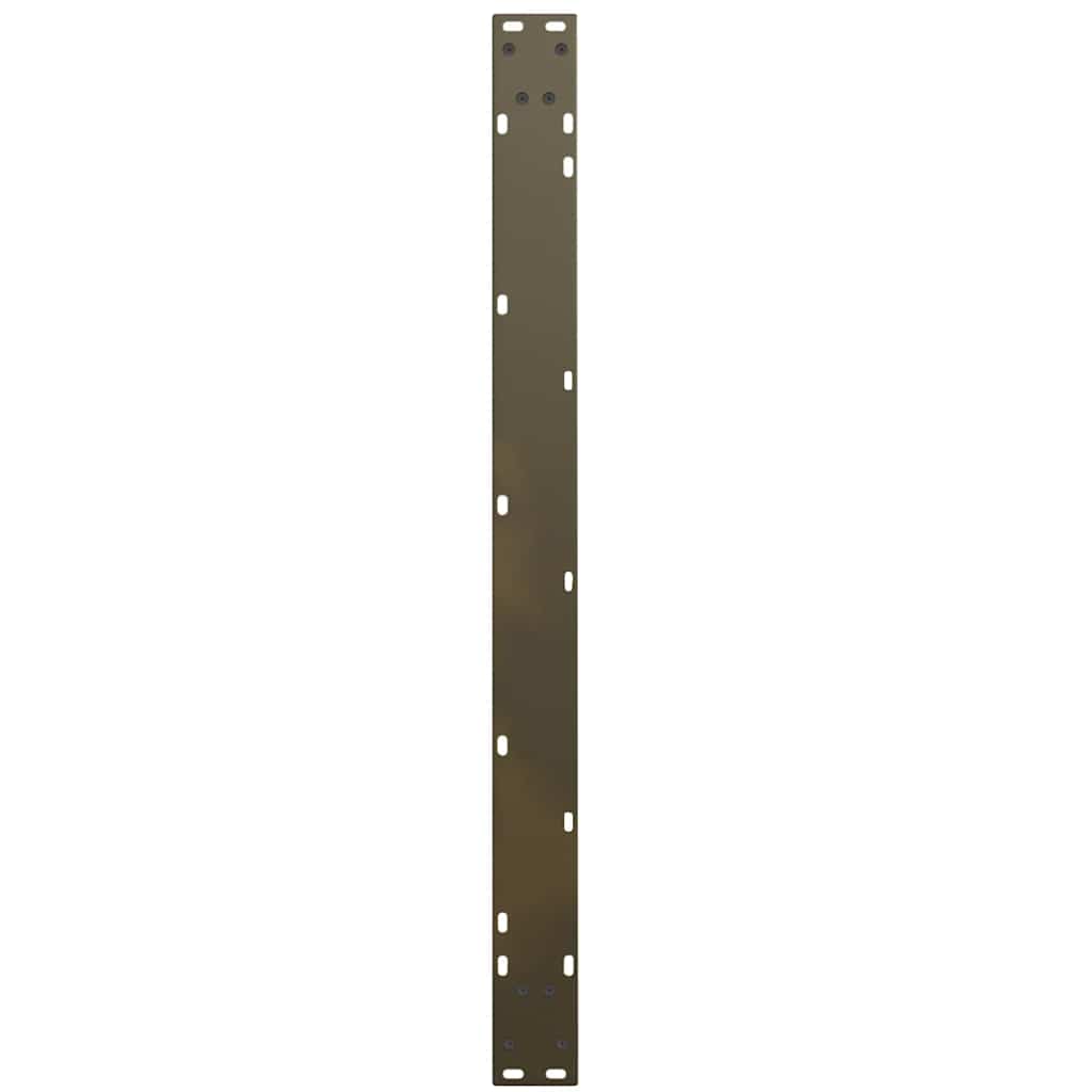 V-Shape Dining Table Legs 3pcs Natural Steel Adjustable 100x73cm