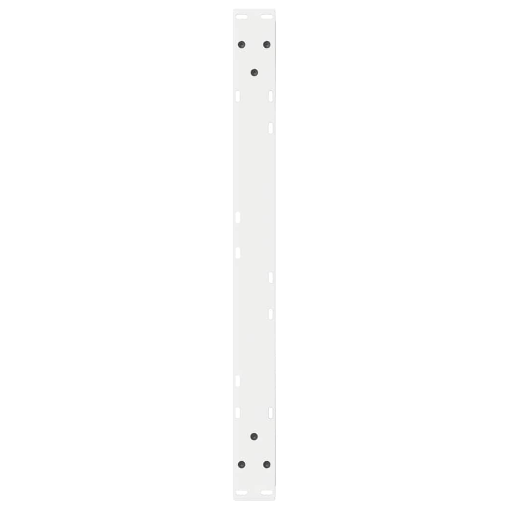 White Steel Coffee Table Legs, Set of 2, Adjustable 70cm