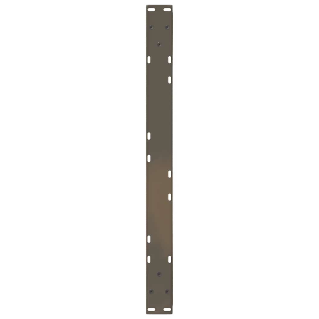 Natural Steel Coffee Table Legs 2-Pc Set, Adjustable 70x31 cm