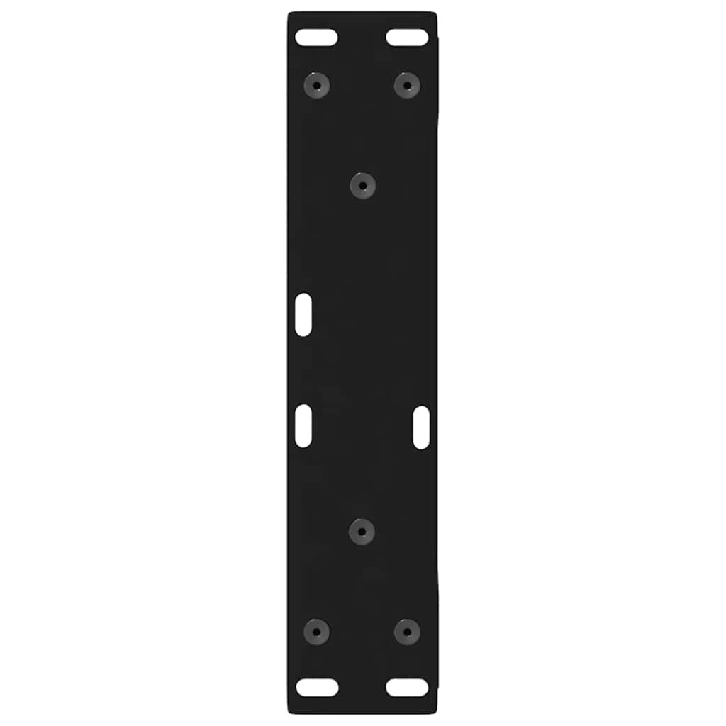 Black Steel Coffee Table Legs - 2 pcs, Adjustable 38x(42-43.3) cm