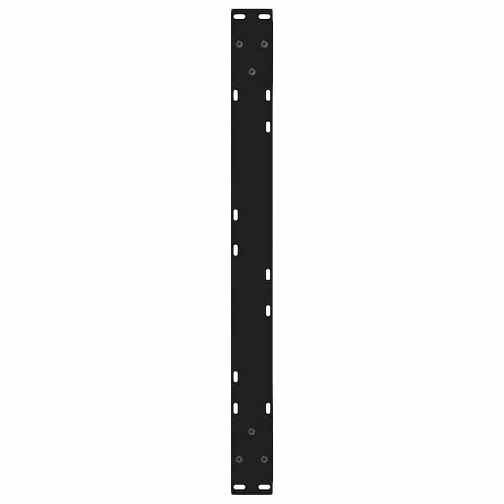 Black Steel Coffee Table Legs (2 pcs) Adjustable 70x(42-43.3) cm