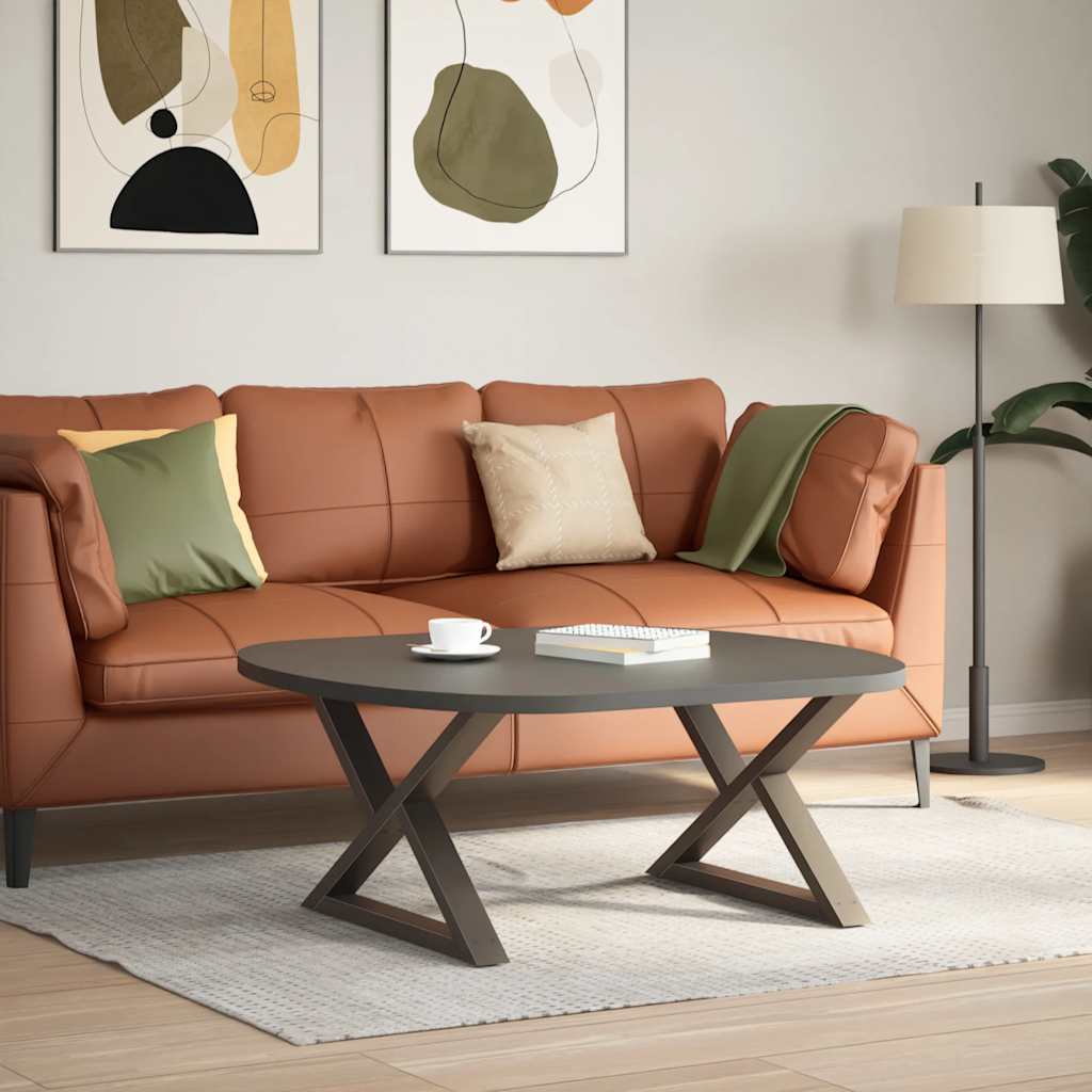 Natural Steel Coffee Table Legs, 2pcs, Adjustable Height, 70cm
