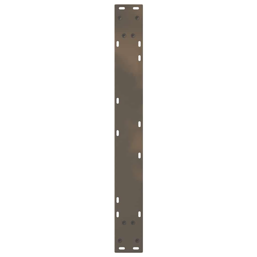 Natural Steel Dining Table Legs 2pcs, Adjustable Height 80cm