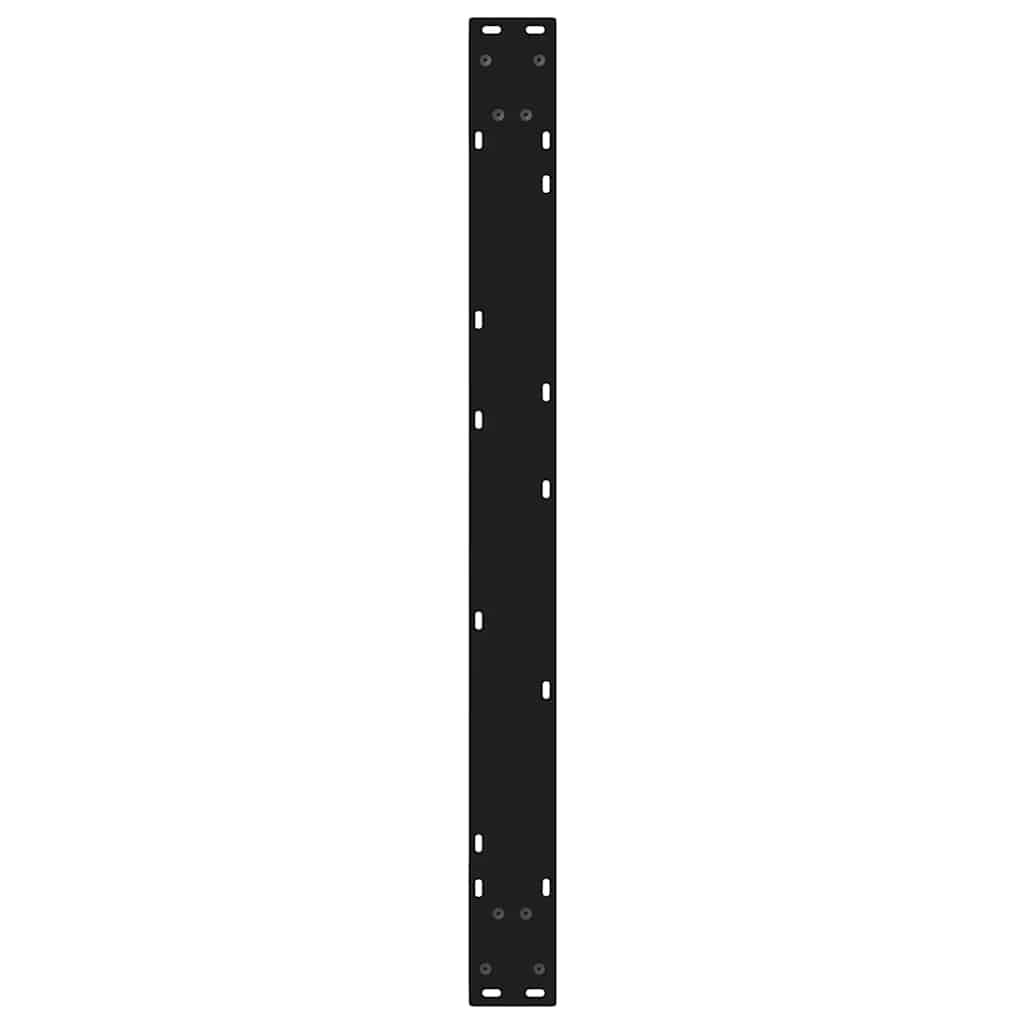 Black Steel Dining Table Legs, Adjustable Height 90cm - Set of 2