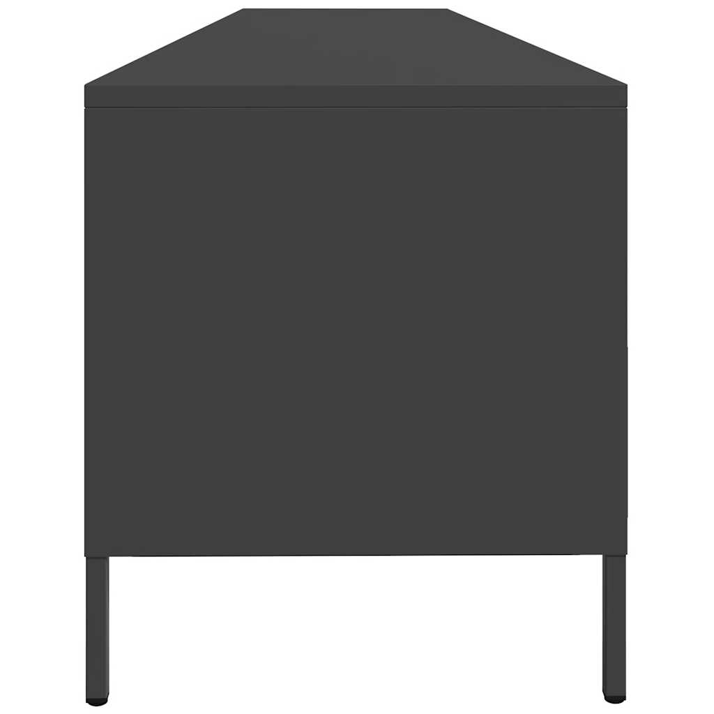 TV Cabinet Black 202x39x43.5 cm Cold-rolled Steel