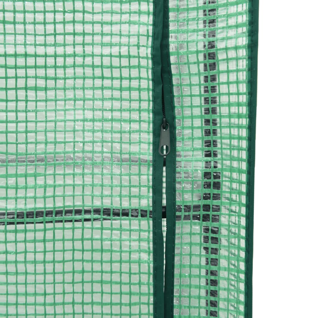 Rattan-Style Raised Garden Bed with Greenhouse Cover - Black