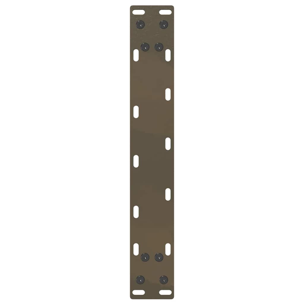Natural Steel U-Shaped Coffee Table Legs, 2 Pcs, Adjustable 40x30 cm