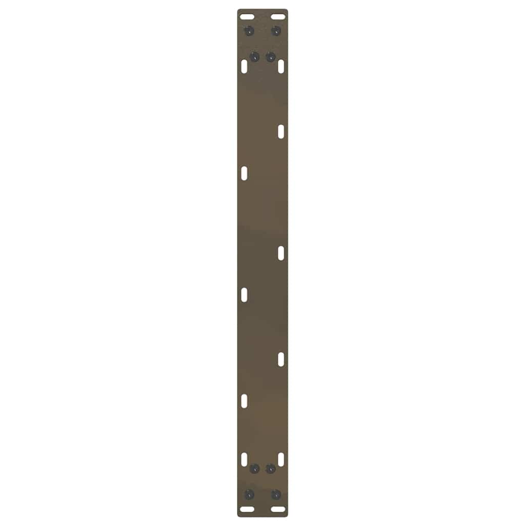 U-Shaped Natural Steel Coffee Table Legs, 2 Pcs, 60x(30-31) cm