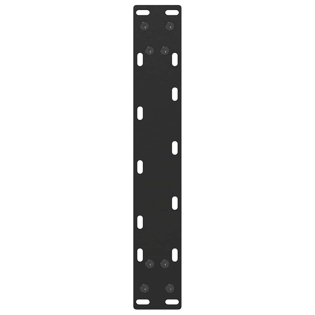 Black Steel U-Shaped Coffee Table Legs, 2pcs, 28x42-43cm