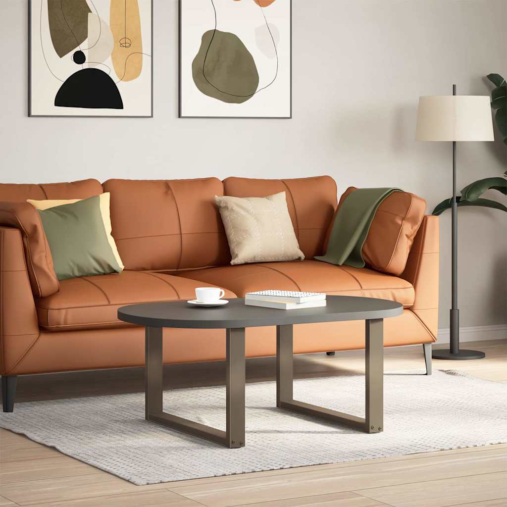 Natural Steel U-Shaped Coffee Table Legs, 2 Pcs, Adjustable 60 cm