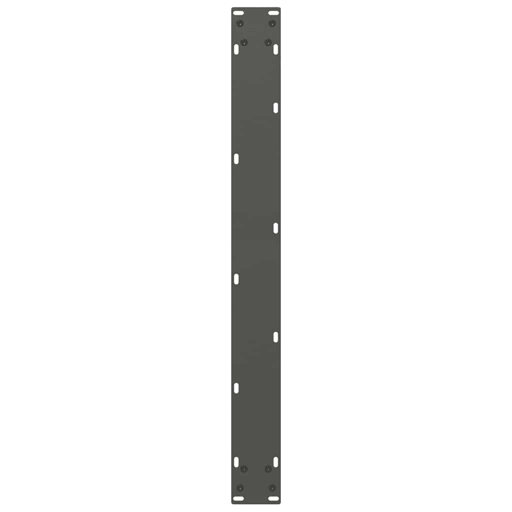 Anthracite Steel U-Shaped Dining Table Legs 2pcs 80x72-73cm