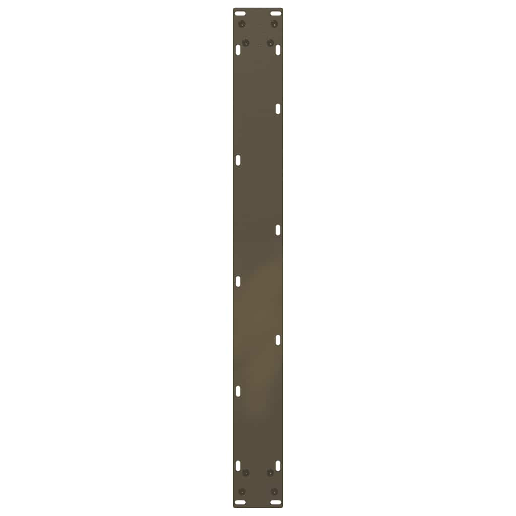 Natural Steel U-Shaped Dining Table Legs 2pcs, Adjustable 80x72-73cm