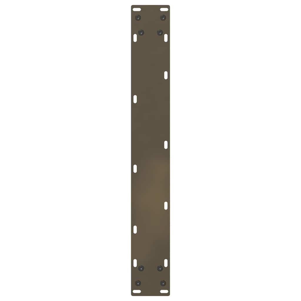 Natural Steel U-Shaped Dining Table Legs, 3pcs, Adjustable 70x72-73cm