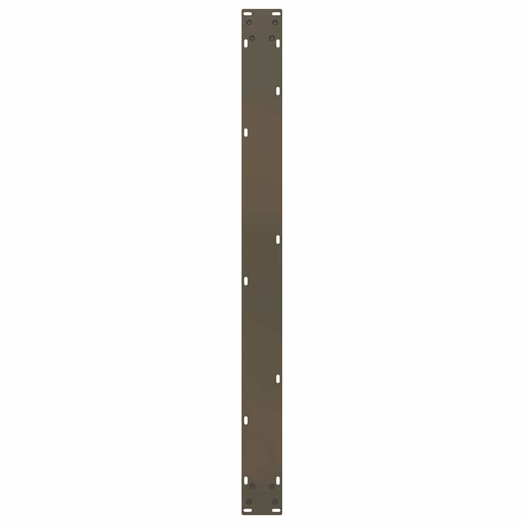 Natural Steel U-Shaped Dining Table Legs 3 pcs, Adjustable 100 cm