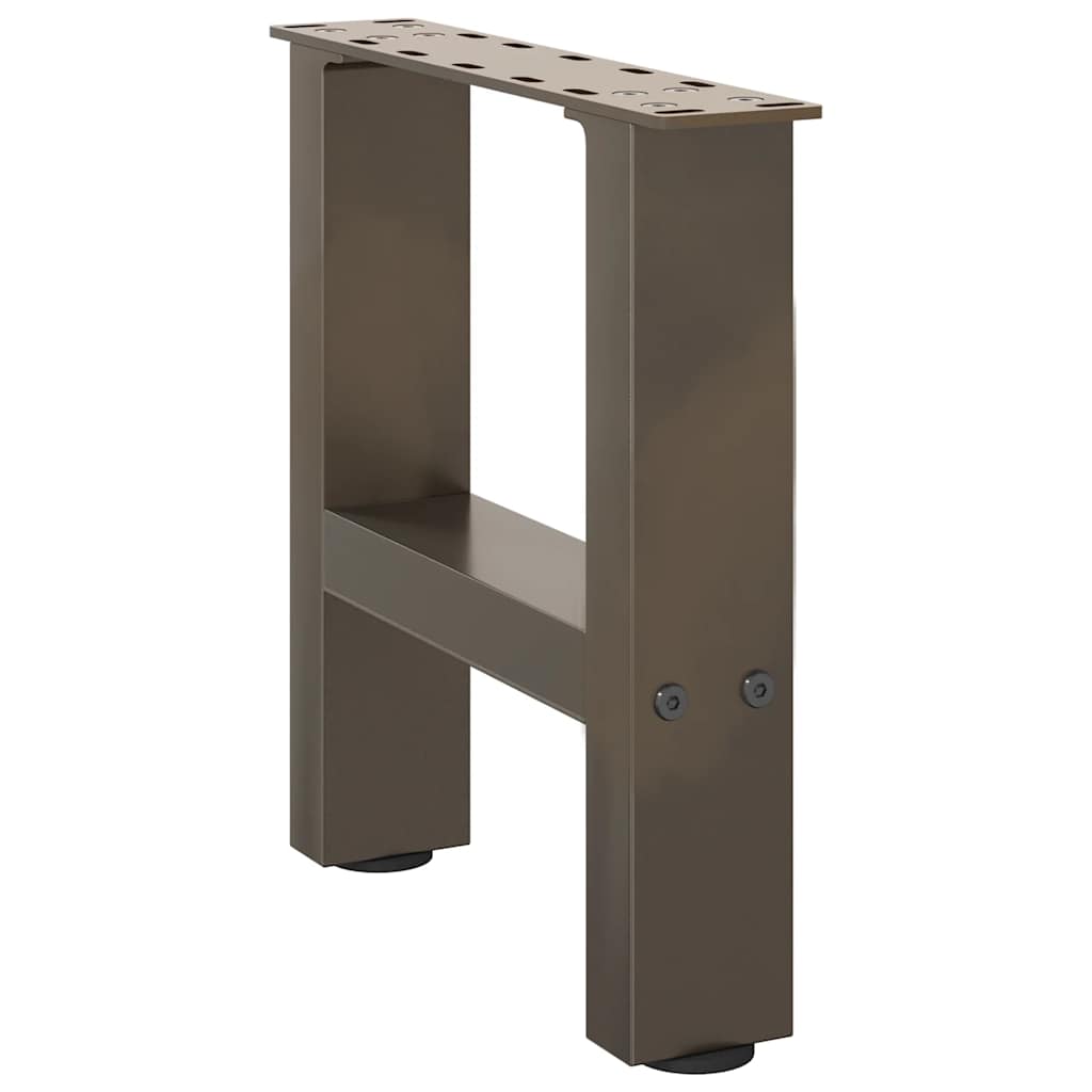 Natural Steel Coffee Table Legs, 2 Pcs, 30x30-31 cm, Durable Steel