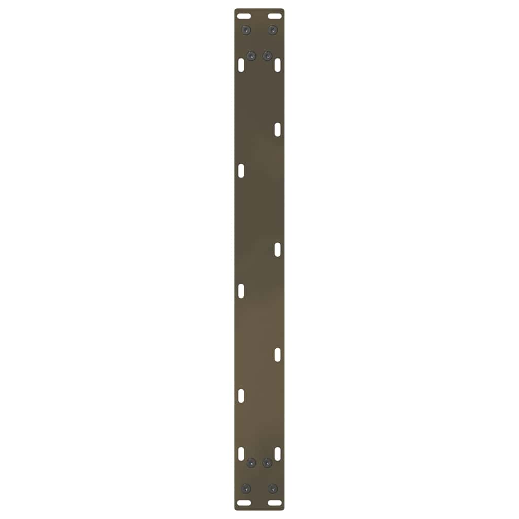 Natural Steel Coffee Table Legs, 2 pcs, 60x(30-31) cm