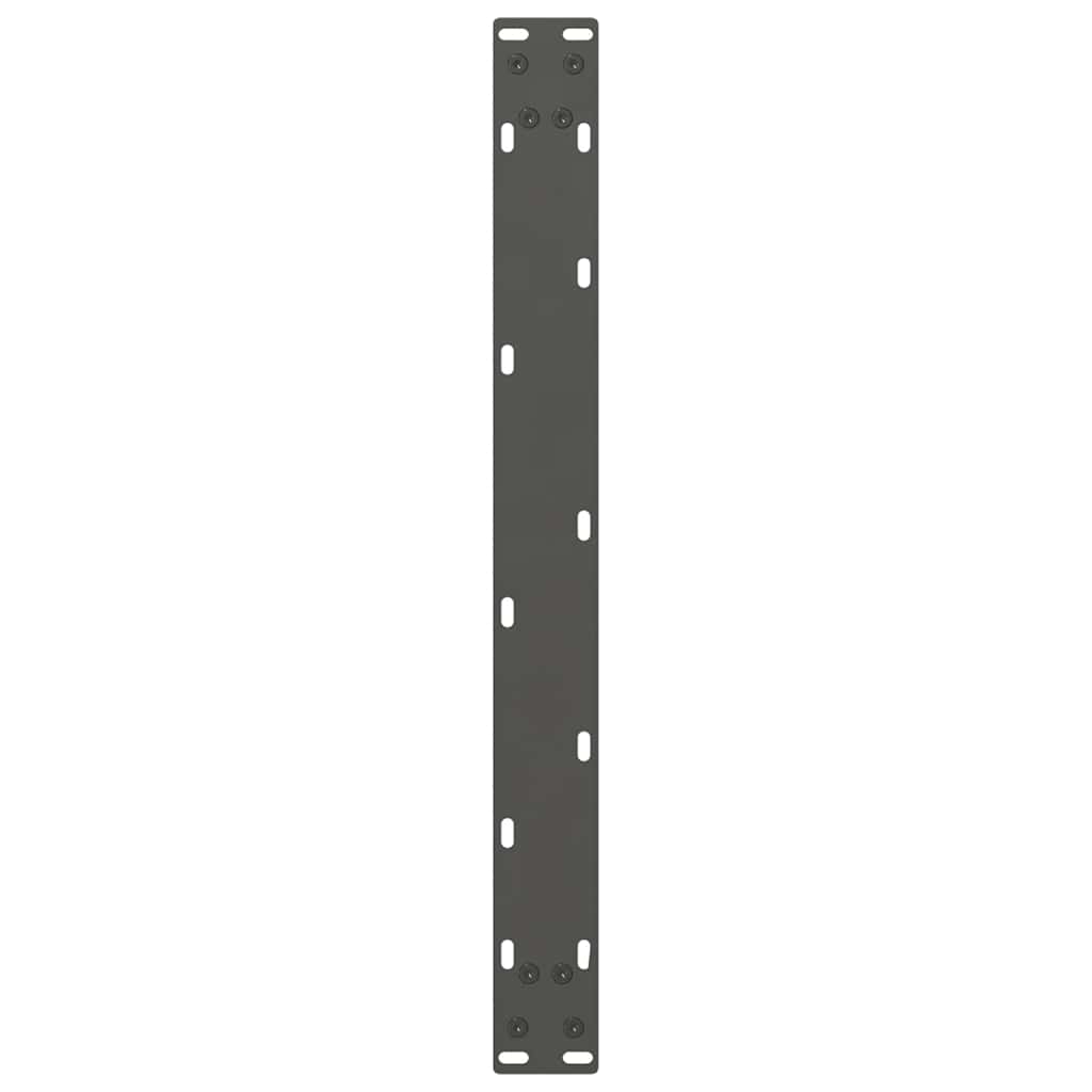 Anthracite Steel Coffee Table Legs - Set of 2, Adjustable 70x(30-31) cm
